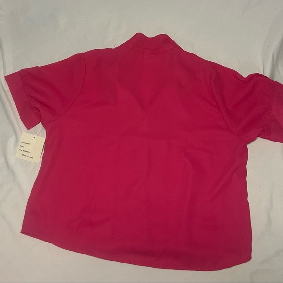 Passport Fuchsia Button-Down Shirt - Picture 7 of 8